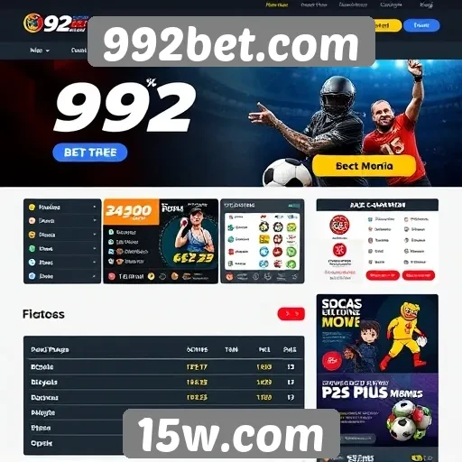 Acessibilidade e usabilidade do site 992bet.com